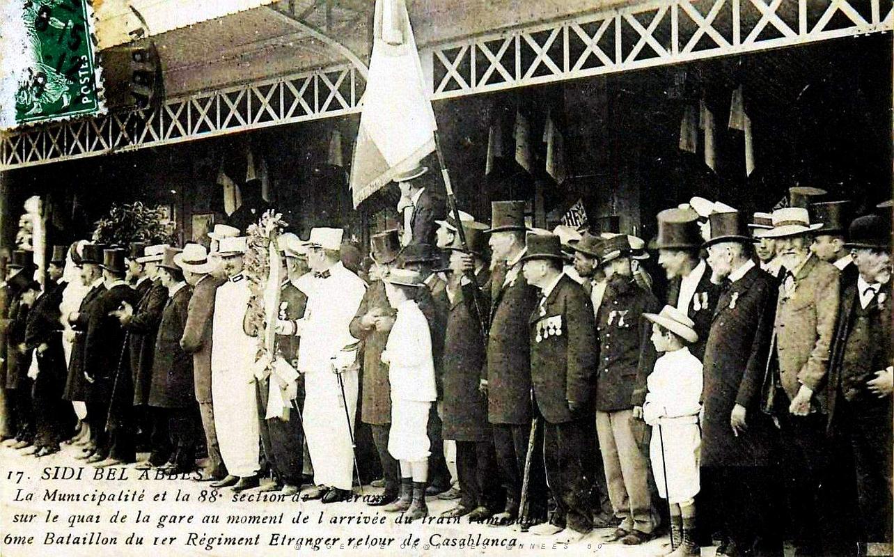 1354- Sidi-bel-Abbes - Accueil Legion retour de Casablanca.jpg